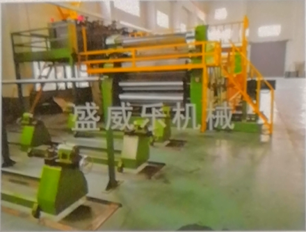 钙塑单瓦楞热粘合机